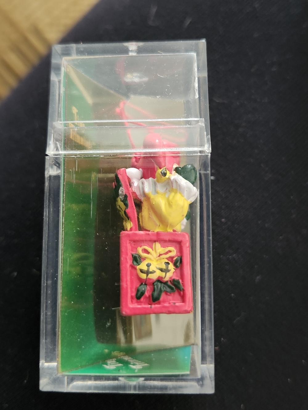Dept 56 Tiny Trimmings Pewter Clown in Gift Box Ornament - Picture 3 of 5